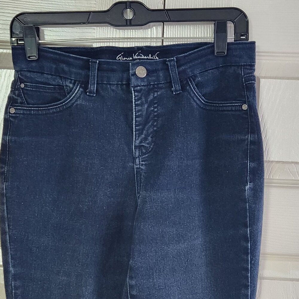 Gloria Vanderbilt Bling Pocket Slimming Jeans Size 6P - Picture 4 of 5